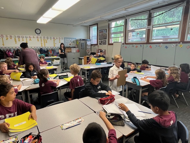 SFASchoolVan's tweet photo. Our Principal for the Day was very busy today! https://t.co/GbO5RTYmLq