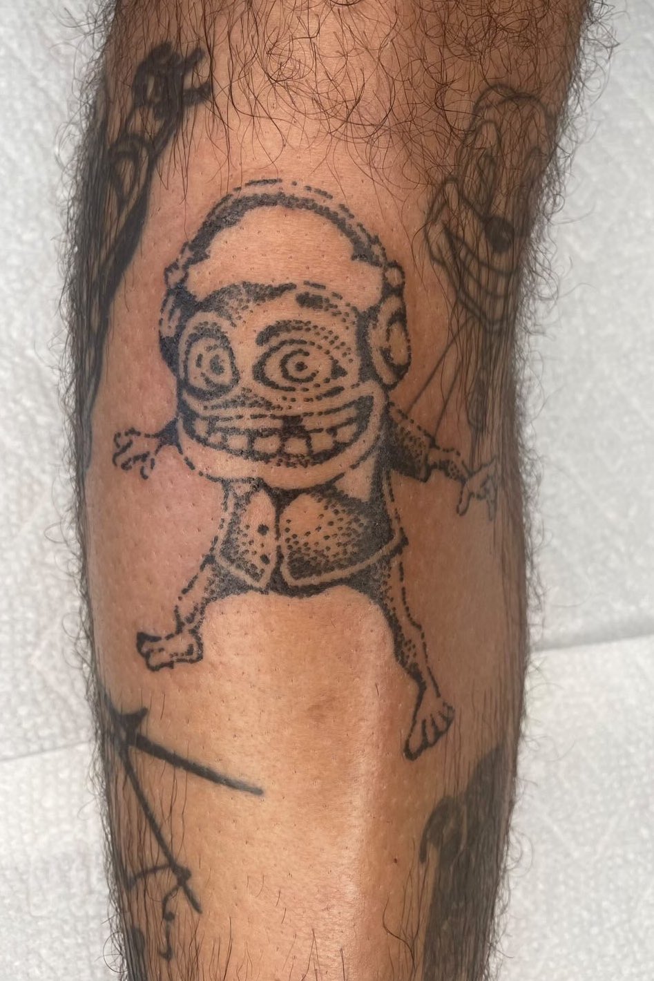 TROUTLAW! a fishy take on Crazy Sal by me @jimmyrivertattoo at North Shore  Tattoo Co. in Danvers, MA! : r/traditionaltattoos