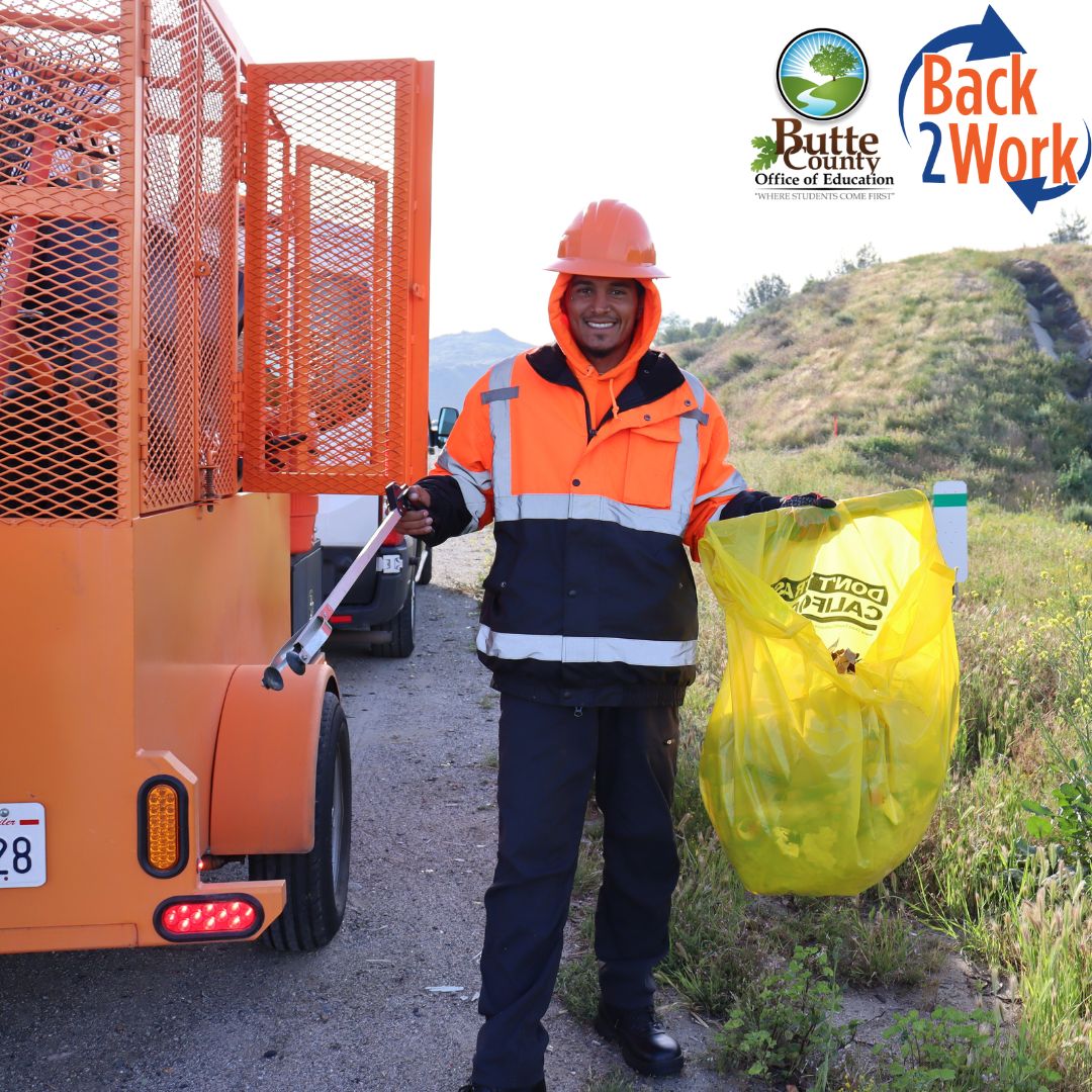 Say goodbye to litter and hello to opportunity! Here at Back 2 Work we want to highlight the positive impact our department has on our community by helping people find employment while keeping our streets clean. 
#BCOEB2W #ButteCOE #ProudToBeBCOE @BCOEStory