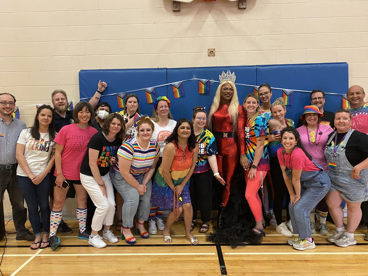 Proud HHS staff supporting students during lunchtime Pride Activities!!! <a href="/OCDSB/">OCDSB</a> <a href="/RegLavergne/">Dr. Reg Lavergne, BMus, EdD</a>