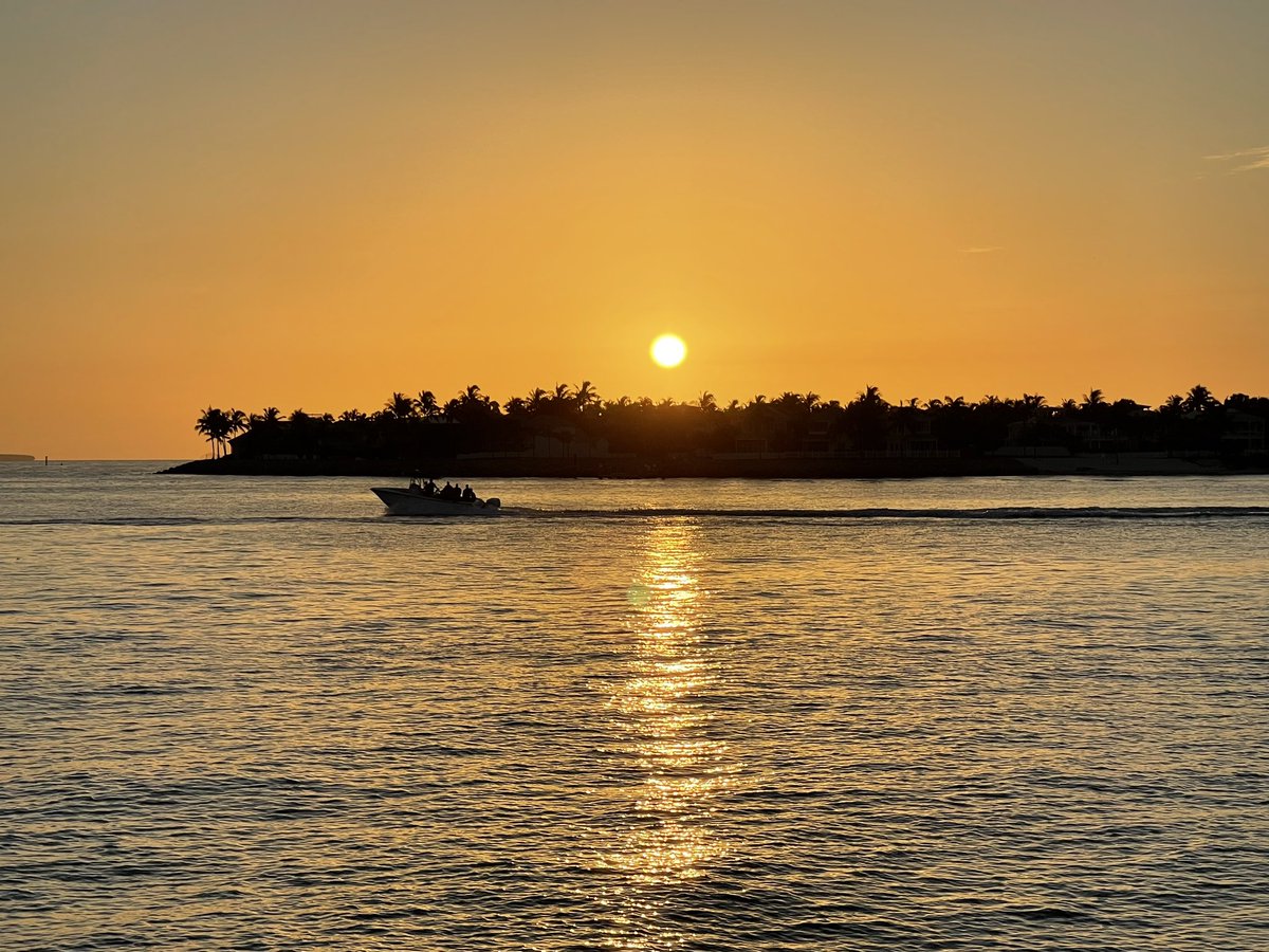 Sunset at the pier. @KeyWest @thefloridakeys