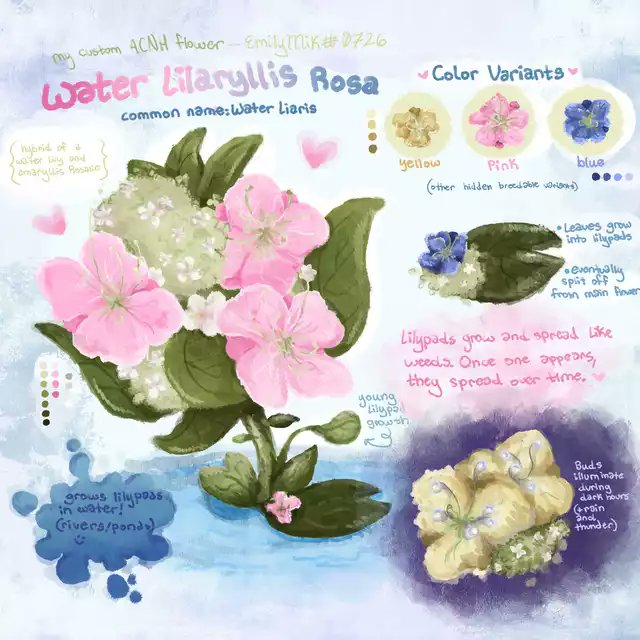 discord_gg_acnh's tweet photo. Hey guys, sorry for the lack of posts! Hopefully we'll be able to post more regularly again! Here is the first place winner from our recent server event where we asked users to design a new flower that they wish to see in the game!!

🏆 1st Place: EmilyMik https://t.co/glqHGiqTEp