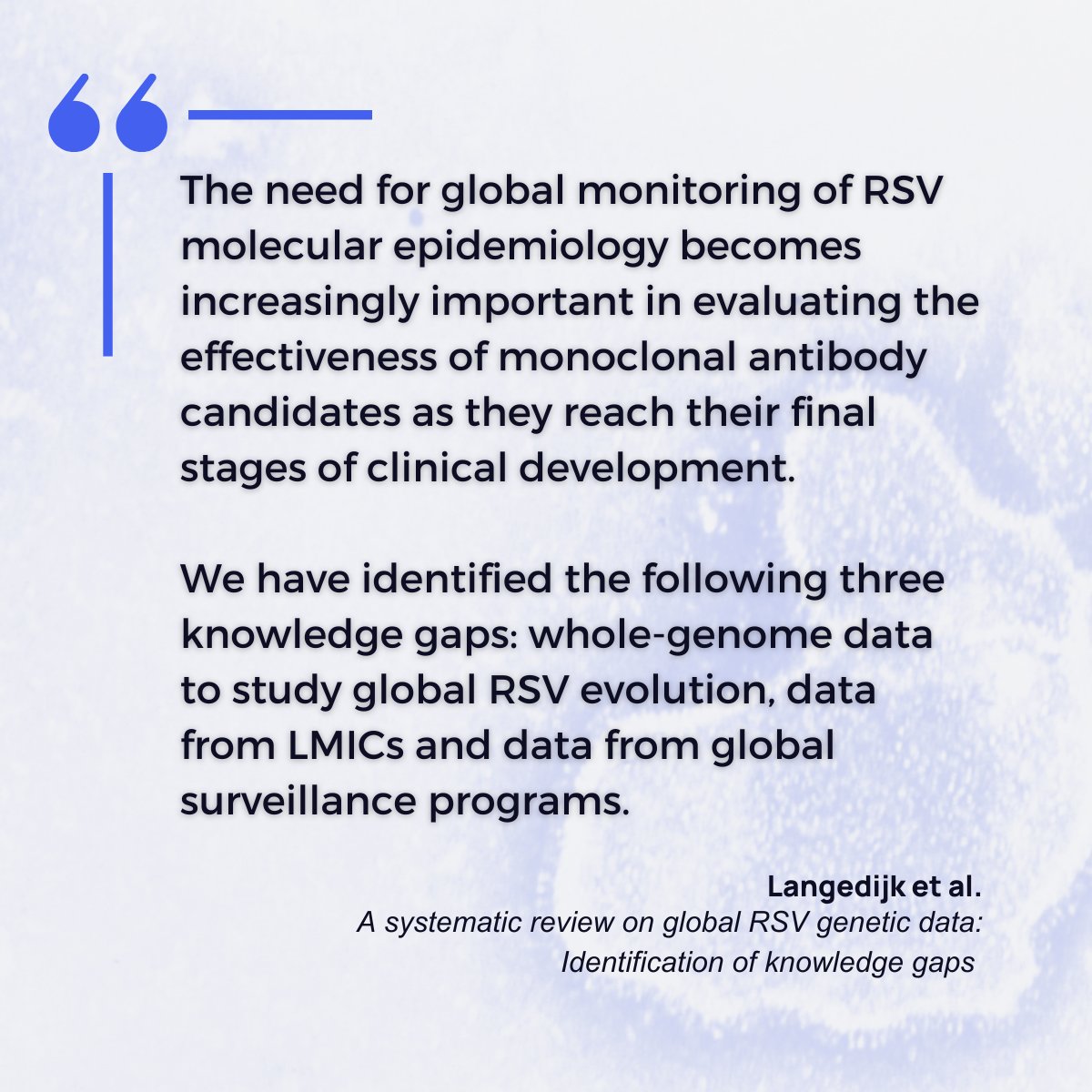 MolecularLoop's tweet photo. From @gatesfoundation to pharma giants, there is exciting progress in RSV vaccines &amp; mAbs! As these therapies reach the market, #WGS pipelines for understanding RSV are ever more critical. Learn why viral researchers are choosing LoopCap™ technology: https://t.co/JDgoZUo5Wm #NGS https://t.co/3b1Jn0nNpF