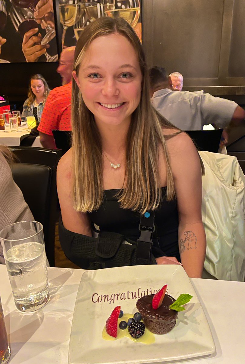 Thank you <a href="/RuthsChris/">Ruth's Chris</a> for the special treat for our Senior 🥎LadyKats <a href="/kami_shoemaker/">kami shoemaker</a> and <a href="/kenzh32/">kenz:)</a> at tonight’s celebratory dinner! ❤️🥎💙 <a href="/KHSKatsCoach/">Principal Susong</a> <a href="/Kats_Principal/">Principal Blessing</a> <a href="/ashhuck105/">🙈Ashley🙊</a>