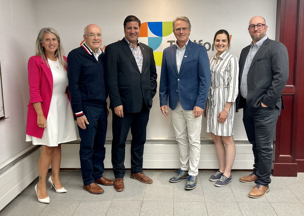Des échanges nourrissants avec <a href="/mairebrousseau/">Marc-Alexandre</a> et le conseil de <a href="/VilleThetford/">Ville de Thetford</a> cet après-midi pour le président de l’#UMQ, Martin Damphousse.

#polmun #TournéeUMQ