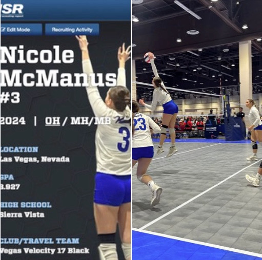 NSR welcomes 2024 Nicole McManus to our NSR family of SELECTED &amp; CHOSEN VOLLEYBALL athletes.  Nicole is a Beast on the VB court.  She can take over and dominate on the volleyball court She has decided that volleyball will be the sport she pursues in college.   fine job i3.927 GPA