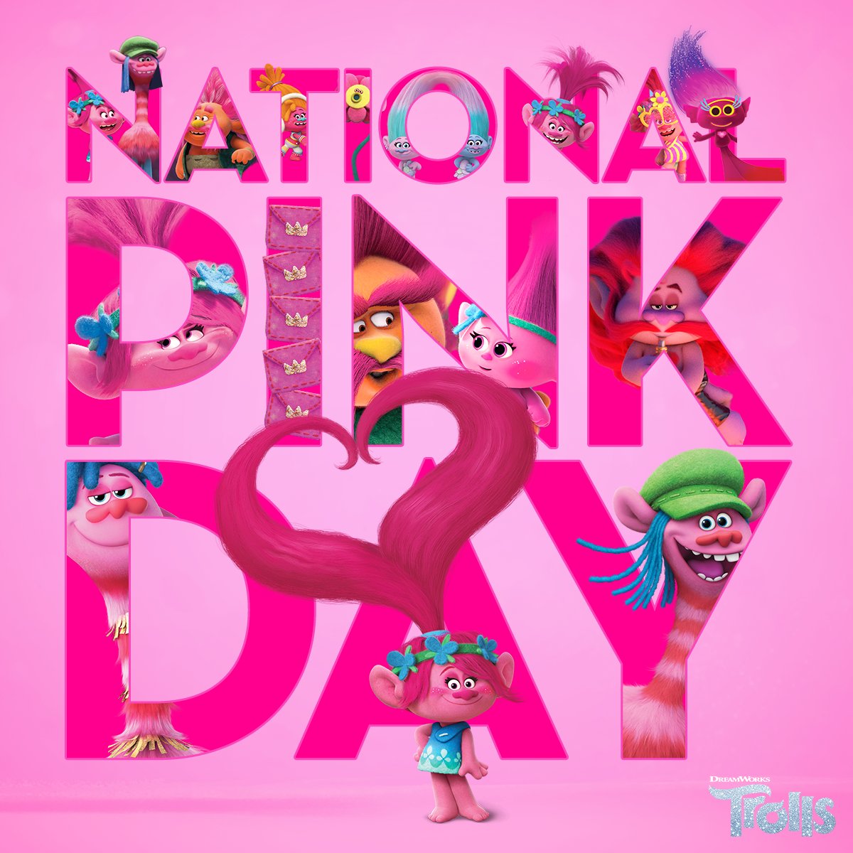 DreamWorks Trolls on Twitter "Did we mention we like the color pink? 😉