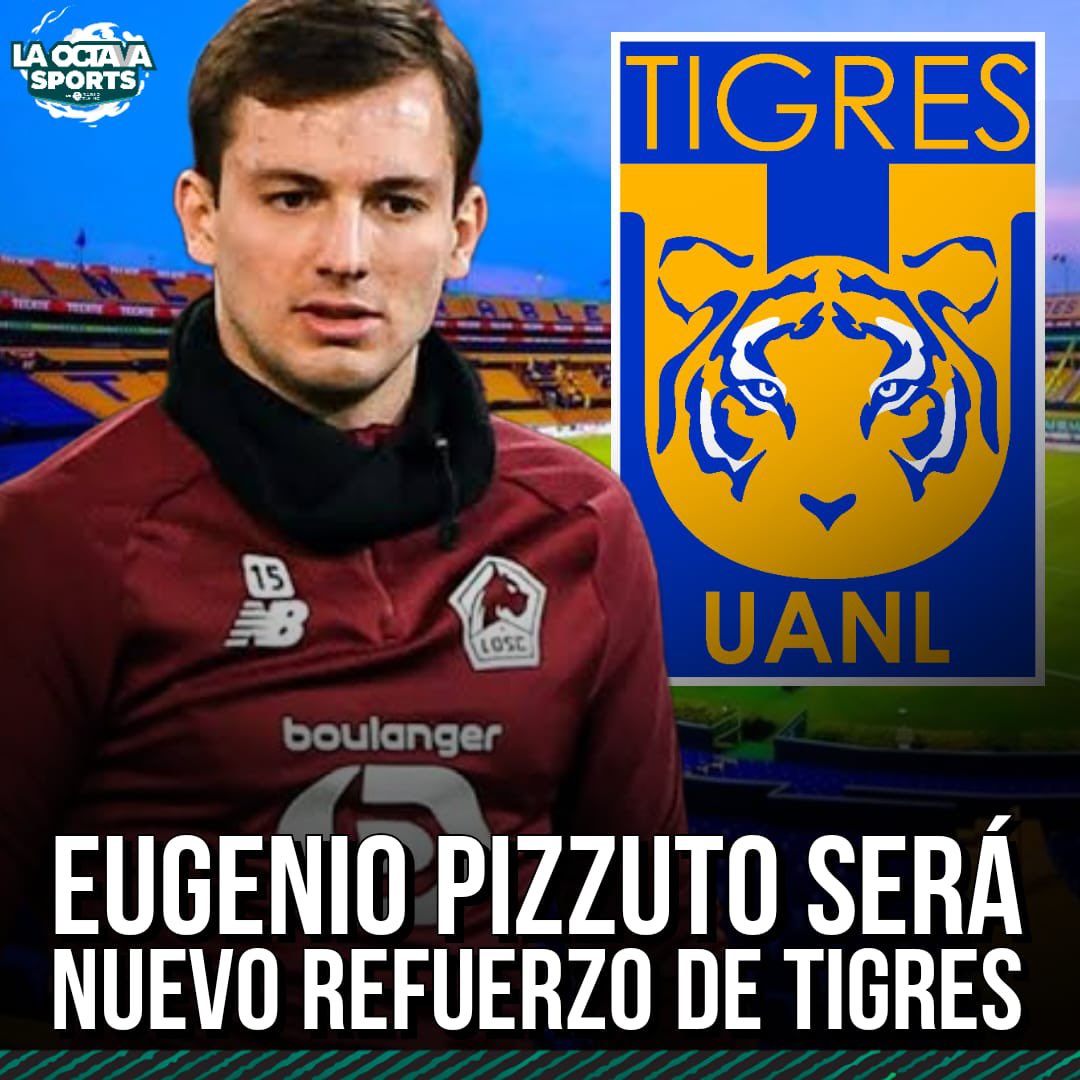 laoctavasports's tweet photo. REFUERZO EUROPEO 🇲🇽
Eugenio Pizzuto se convertirá en nuevo refuerzo de los Tigres para la próxima temporada 😯
El centrocampista mexicano tuvo paso por el SC Braga de Portugal y ahora regresará al futbol mexicano ✅
Vía: TUDN Radio
#TeDaMásEmociones #Pizzuto #Tigres #UANL https://t.co/LnrfLbuHSr