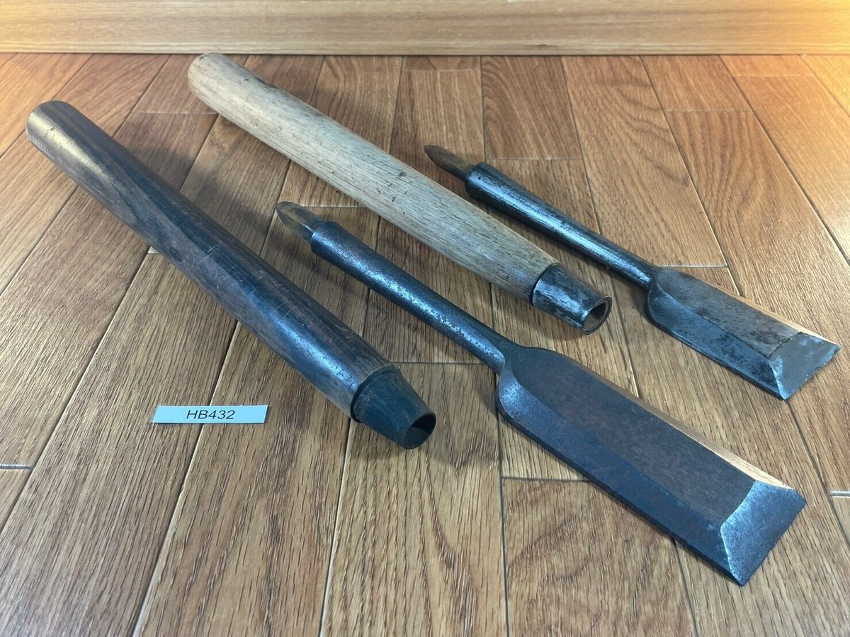 BROKEN DAMAGED Japanese vintage chisel set Tsuki Nomi 49/585mm 48/550mm HB432
ebay.com/itm/2350457493…
#WoodCarvingTools #WoodworkingTools #Chisels #CarvingKnives #WoodSculptingTools #HandTools #WoodworkingEquipment #CraftsmanTools #WoodArtTools #WoodworkingSupplies #FYP #fypage