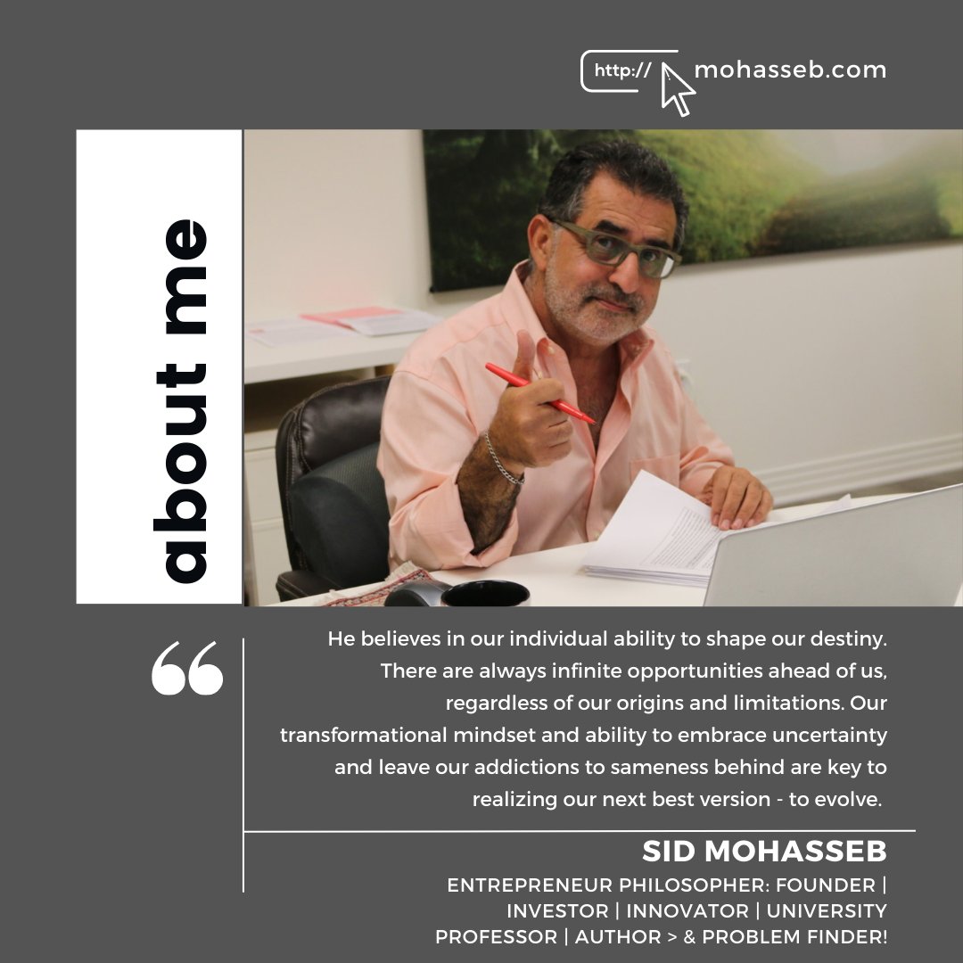 There are over 86 billion neurons in the brain and all are ready to process information, ready to learn, and ready to issue commands, at any time. Believe in yourself. Aspire to more, always. You deserve it!

mohasseb.com