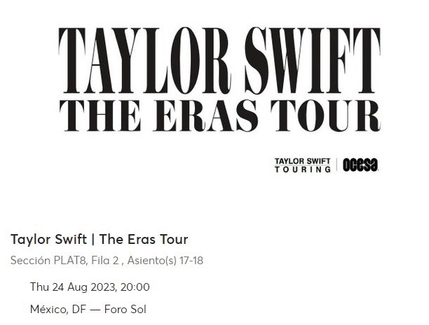 I GOT THEMMMMMM
IM SEEING TAYLOR IN AUGUSTTTTT
IVE LITERALLY WAITED 13 YEARS FOR THIS!!!!!!!!