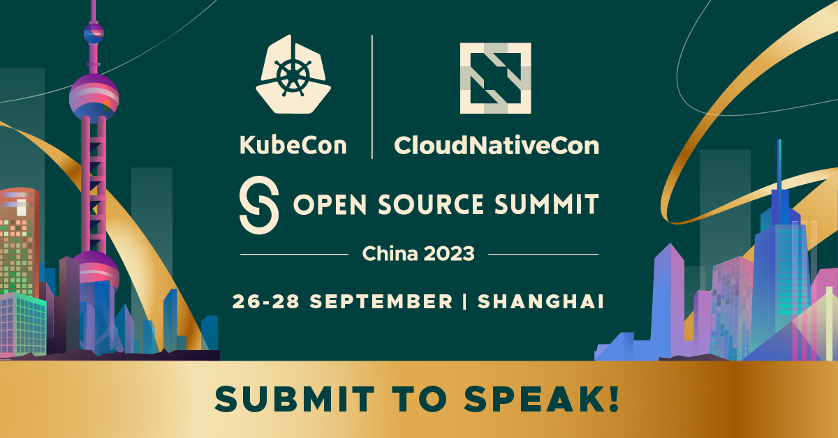 DON’T MISS OUT! Speak at #KubeCon + #CloudNativeCon + #OSSummit China! Hurry - the Call for Proposals closes THIS SUNDAY, 11:59 PM China Standard Time. Whether you’re into #Kubernetes, #CloudNative, or everything #OpenSource, submit NOW: bit.ly/41Nebwg