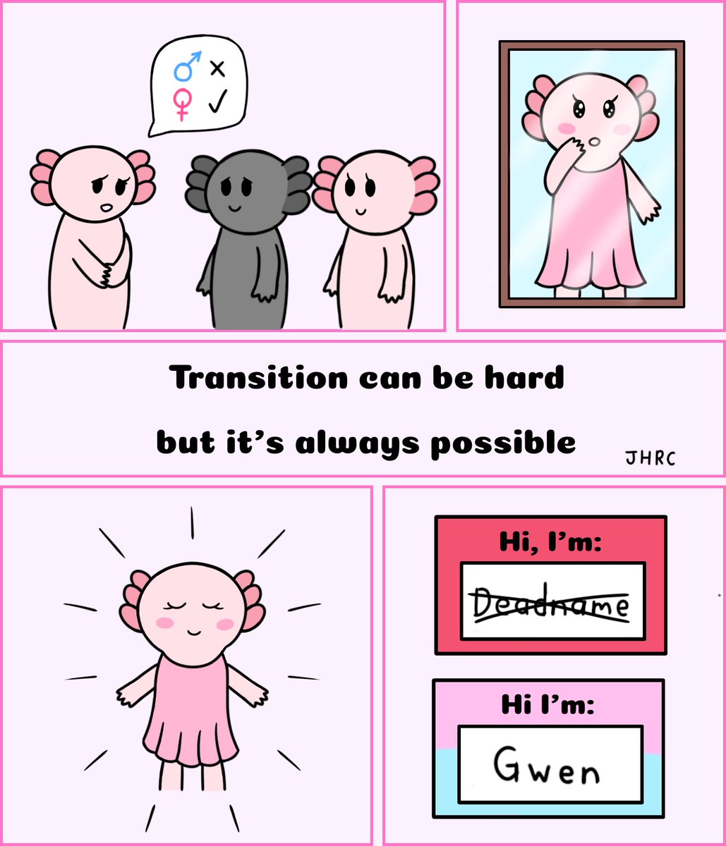 A special drawing for all trans girls 🏳️‍⚧️ Never give up on your transition, someday you will be proud of yourselves :3

#trans #PrideMonth #digitalart