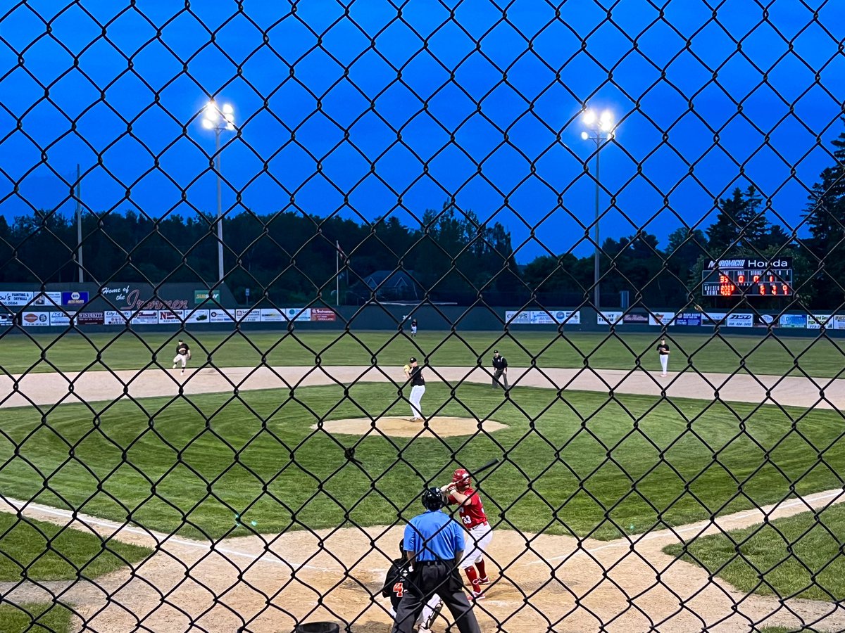 Back in the saddle at Ironmen Field. #Miramichi