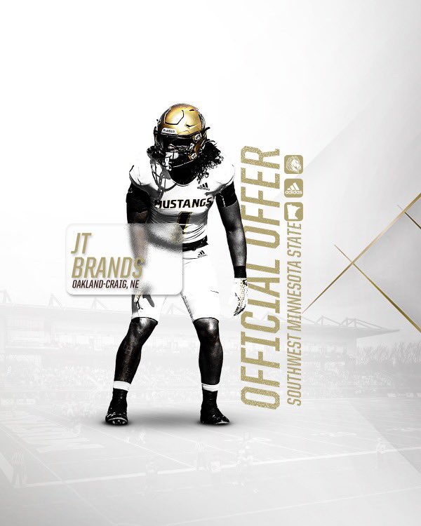 JT Brands (@brands_jt) on Twitter photo After a great conversation with <a href="/CoachBull16/">Levi Bullerman</a> I’m blessed to receive an offer from <a href="/SMSUfootball/">SMSU Football</a>! #AGTG
<a href="/OC_Knights/">O-C Knights</a> After a great conversation with <a href="/CoachBull16/">Levi Bullerman</a> I’m blessed to receive an offer from <a href="/SMSUfootball/">SMSU Football</a>! #AGTG
<a href="/OC_Knights/">O-C Knights</a>
