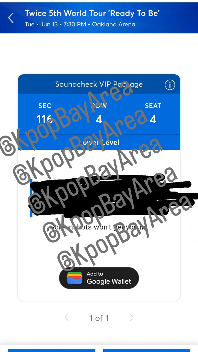 KpopBayArea's tweet photo. I know it's last minute and soundcheck is over but I WTS my Twice in Oakland ticket for tonight for under FV if anyone is interested please message me! https://t.co/fBW6Dg12oi