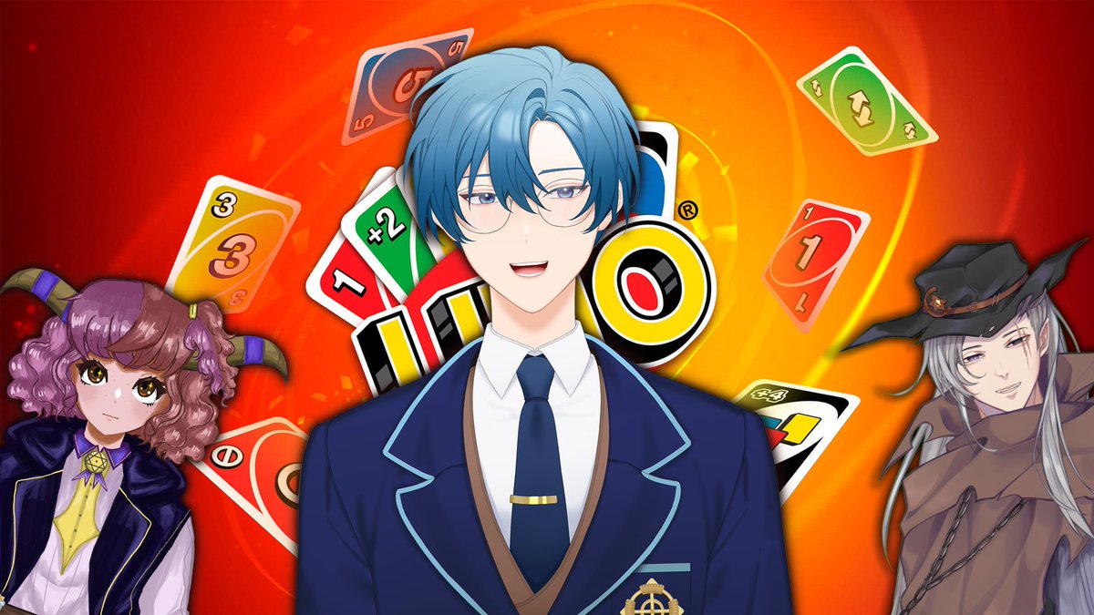 BenjaminDatum's tweet photo. Uno collab is here! We'll be playing Uno with @Amanda_LOD_ and @FordonCreo ! Starts 9pmEST! Links below!

#ENVtuber #VTuberUprising #BookJamin https://t.co/AotB5qp1Zh