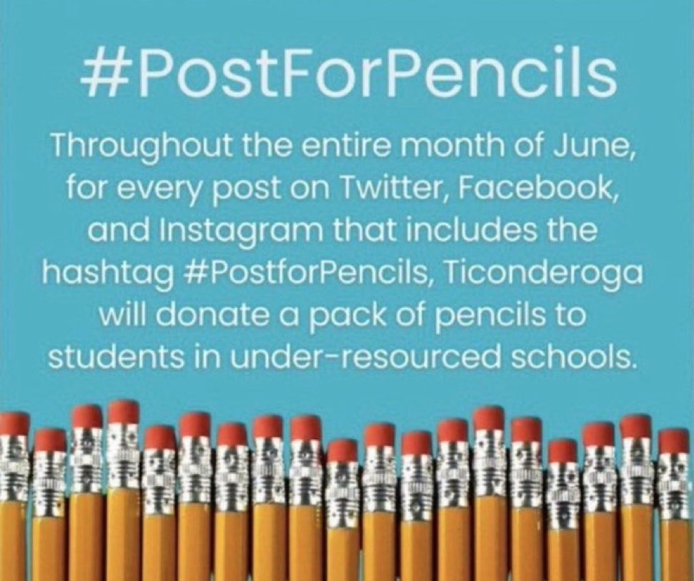 #postforpencils