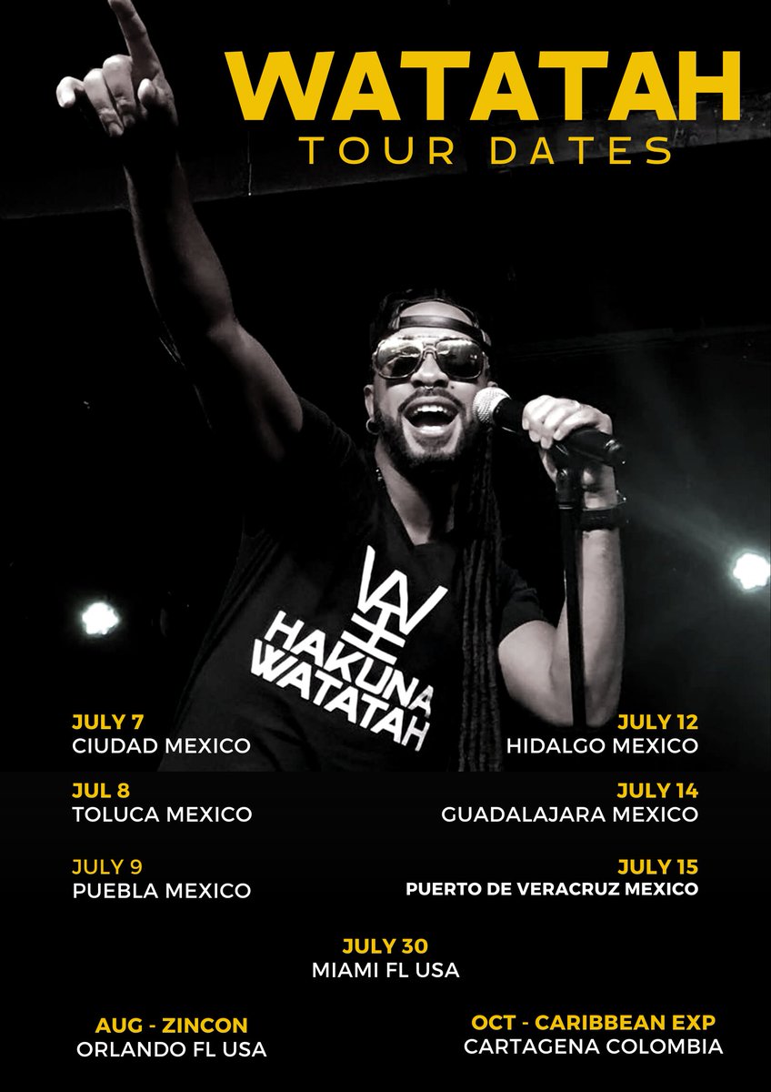 Watatah's tweet photo. ATTENTION ZUMBA FANS, SEE YOU IN A CITY NEAR YOU // Bailemos en una ciudad cerca de ti.
YOU HOST? DM please
#WatatahLIVE #Watatah #Zumba #FitCon #FitnessConcert #ZumbaConcert #theartofdancefitness https://t.co/IptfKM2AyX