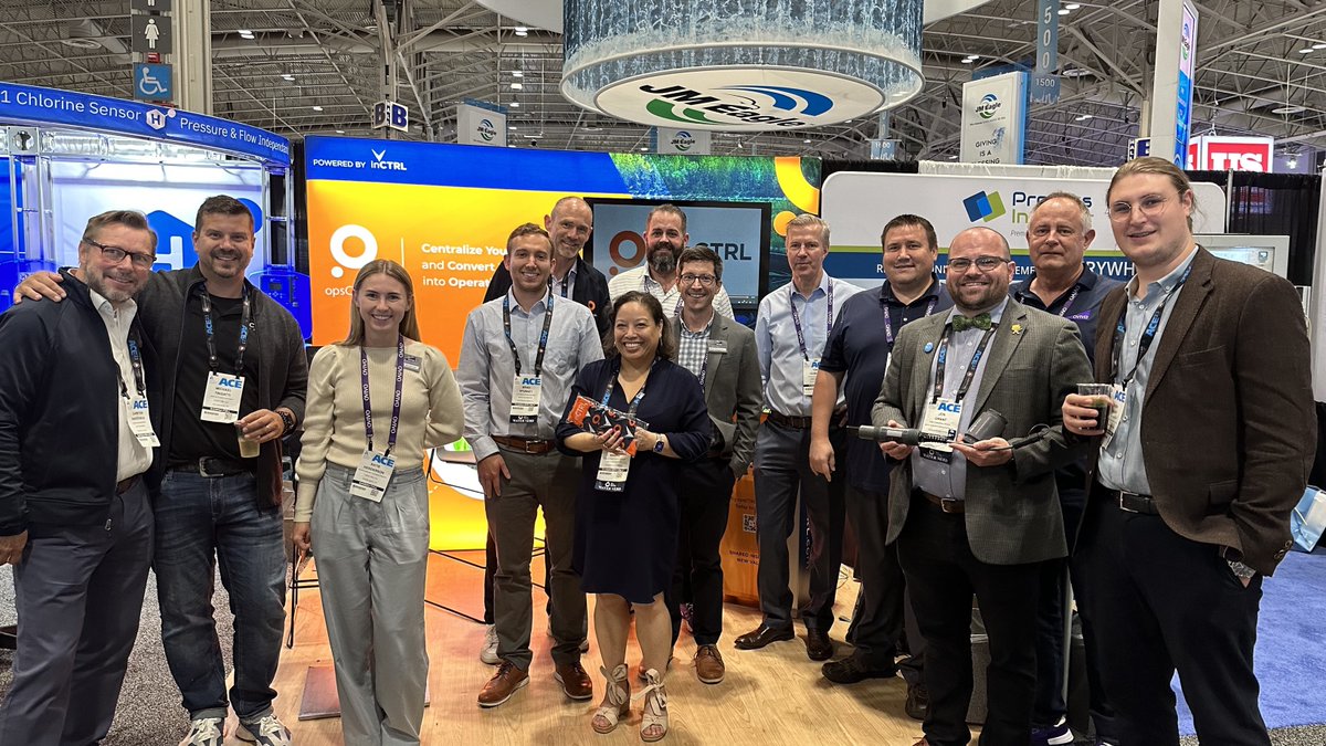 Hanging with our Skion Water friends @ovivo and @IslandWaterTech at #ACE23! One big happy family!
