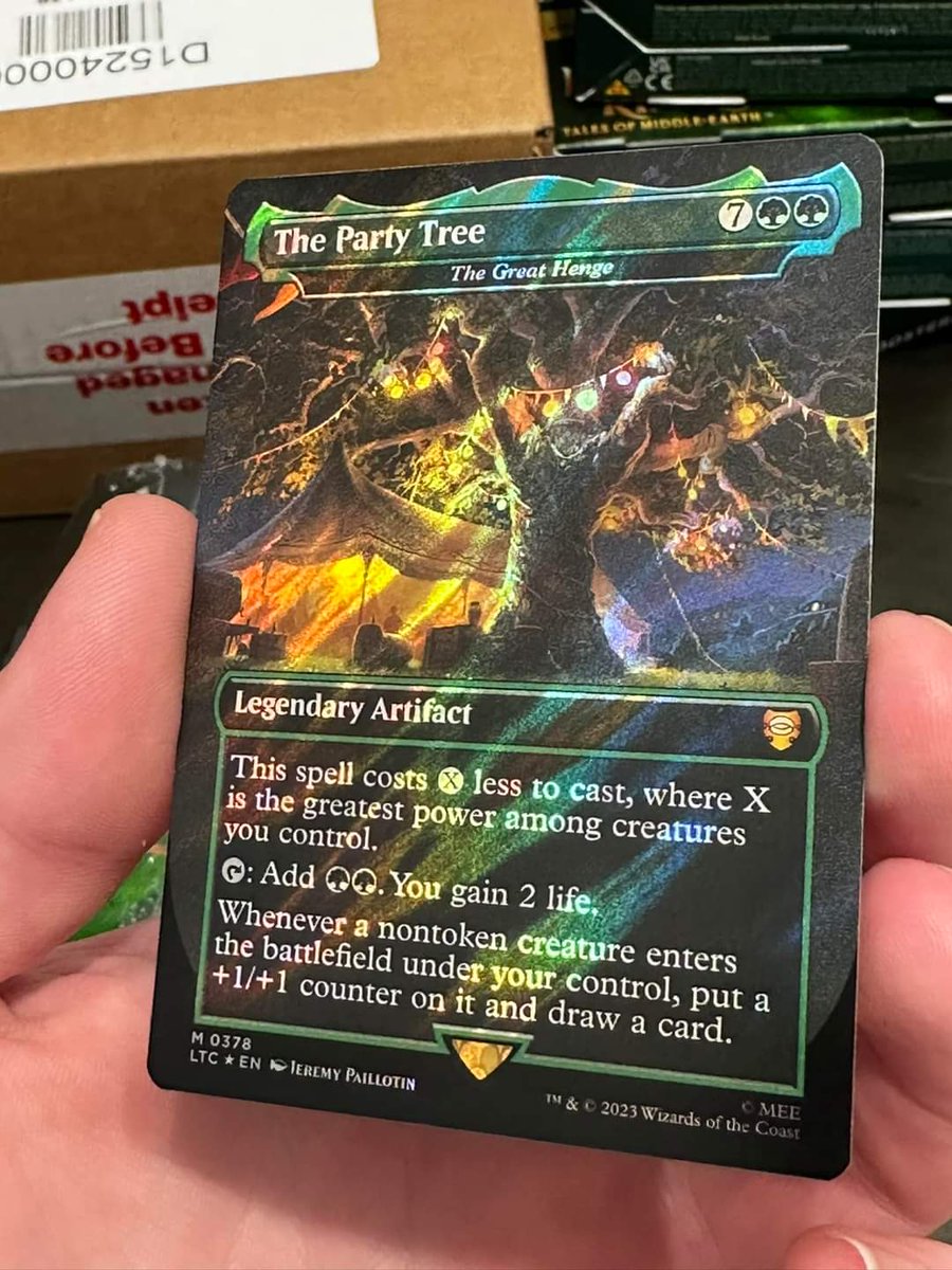Between the 1/1 One Ring, serialized cards, and surge foil box toppers, this LOTR set is bringing out all of the absolute worst elements of the collectible community. #MTGxLOTR Between the 1/1 One Ring, serialized cards, and surge foil box toppers, this LOTR set is bringing out all of the absolute worst elements of the collectible community. #MTGxLOTR