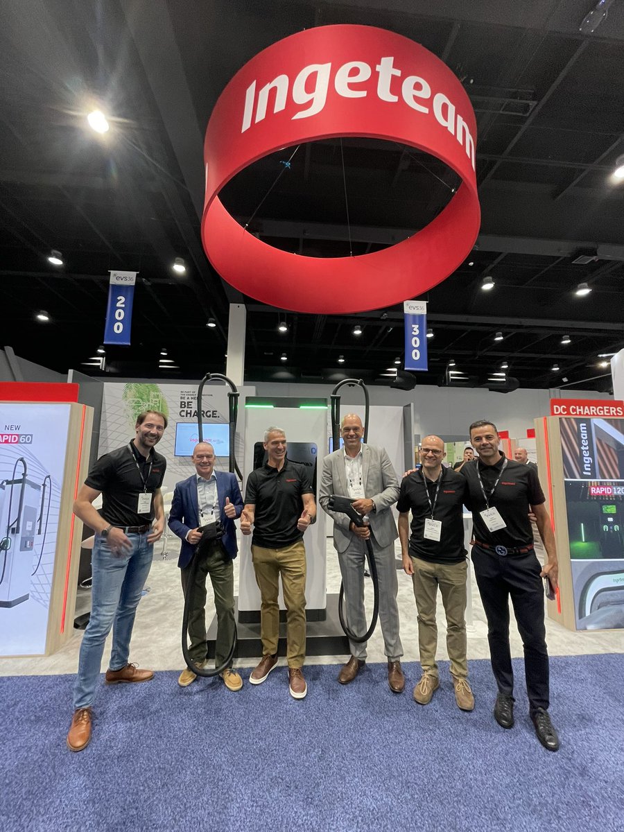 Con el auténtico #dreamteam en la feria <a href="/EVS36CA/">36th Electric Vehicle Symposium & Exposition</a> de #Sacramento, #California. Gracias a todo el equipo de <a href="/ingeteam/">Ingeteam</a> por su acogida en el stand más chulo del evento. Y no lo digo por el jamón de jabugo😉😃👍🍗😎<a href="/ingeteam/">Ingeteam</a> <a href="/PhoenixContactE/">Phoenix Contact ES</a> <a href="/AEDIVE/">AEDIVE</a> <a href="/AsociacionAUVE/">AUVE</a> #PhoenixContact