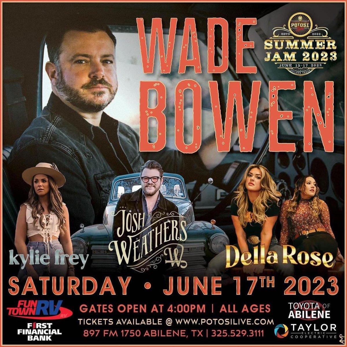 Whew Whee!! Big weekend <a href="/PotosiLive/">Potosi Live</a>! 🤟🏽💥
Who’s ready for SUMMER JAM 2023?!!?!!?