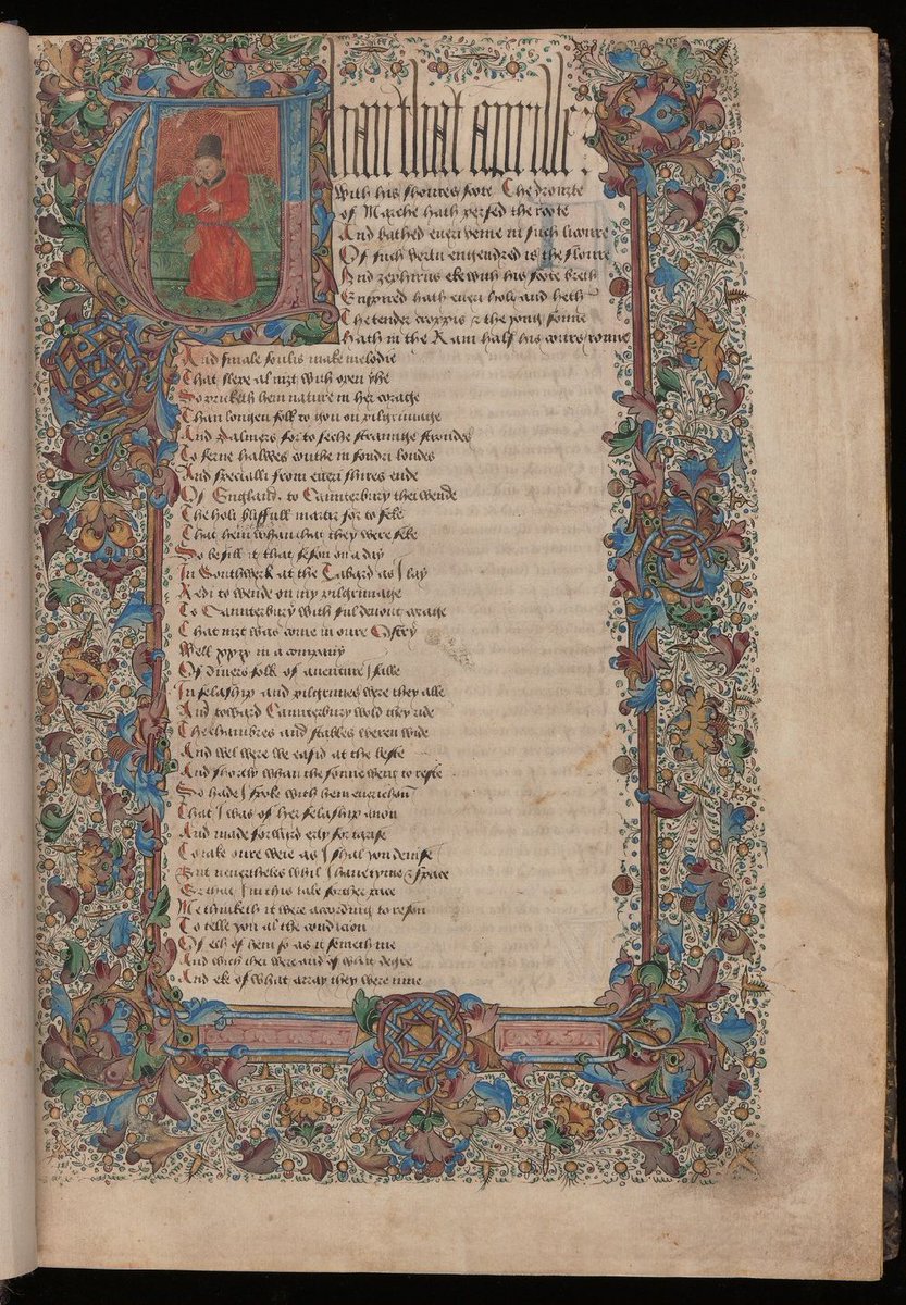 Canterbury tales.
Takamiya MS 24 [ca. 1440-1460]
Complete work digitized: bit.ly/3tc6GNz