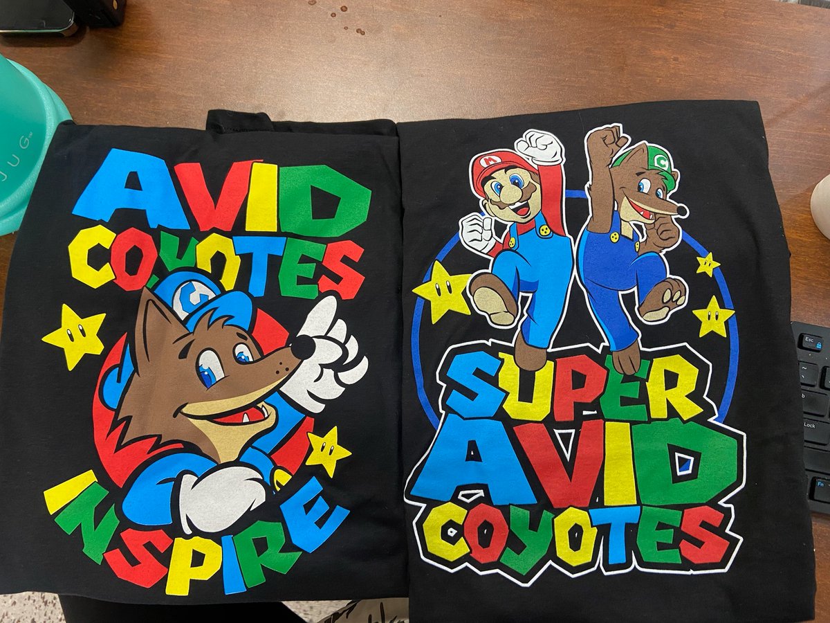 AVIDCoyotes's tweet photo. We are excited to share our 2023-24 schoolwide theme! It is going to be a Super AVID Coyote year! #snowlineschools #SnowlineUnited #PinonHillsLovesYourFace https://t.co/krdK477Ubb