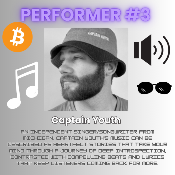 ANNOUNCING our third performer of the <a href="/BTC_Mass/">MassAdoptionBTC</a>
FREEDOM FESTIVAL, fresh off of his Bitcoin Miami performance - <a href="/elcaptainyouth/">El Captain Youth</a> !🎶⚡️
When? June 24th
Where? Boston, MA
Tickets 👉massadoption.net 
#Bitcoin #Festival #LiveMusic #Freedom #FoodTruck #Basketball #VintageClothing