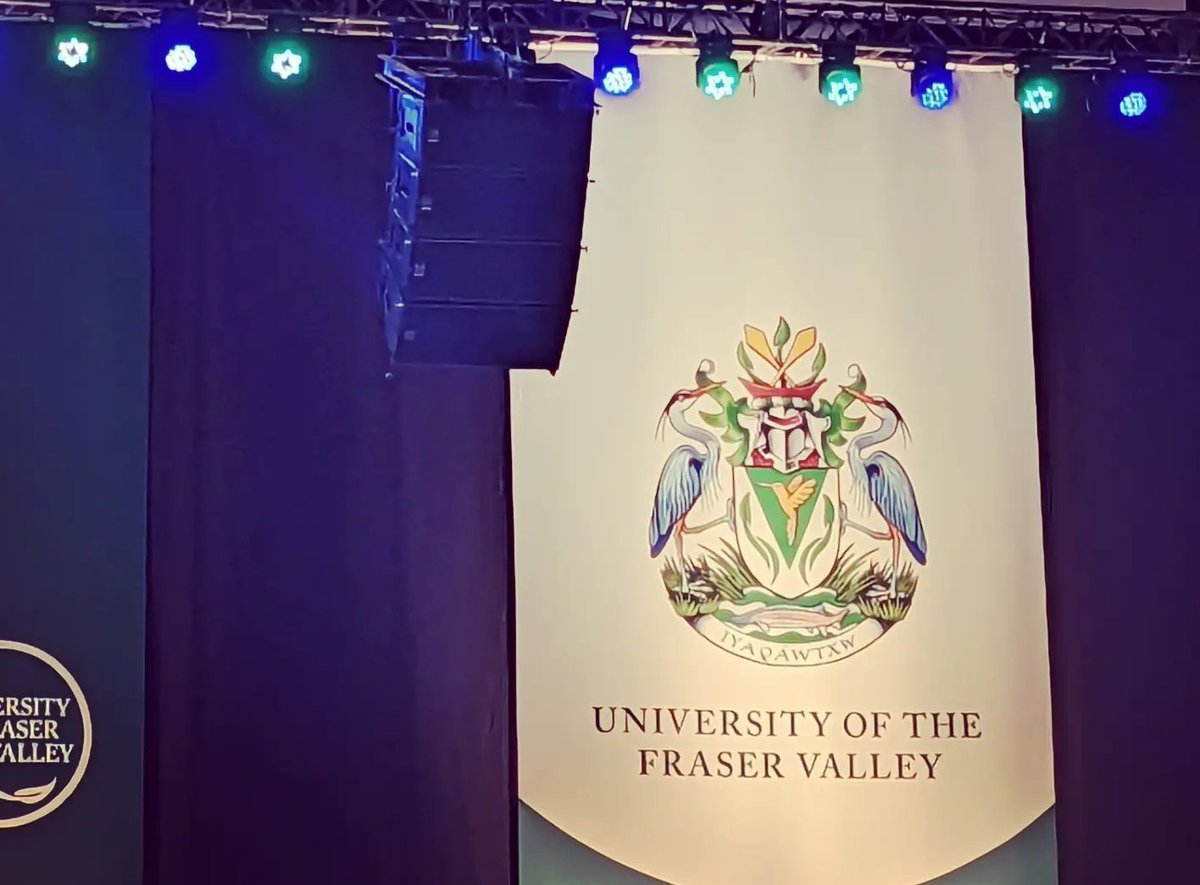Awesome day celebrating my wife's graduation from @goUFV. Her BA with distinction adds to her esteemed achievements both in and outside of school. 
@tgal771 
#ufv #convocation
