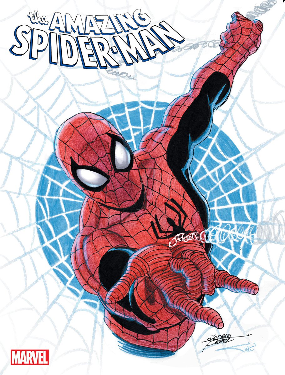 Amazing Spider-Man 31 Variant Artwork by George Perez #SpiderMan #marvel #MarvelComics #comicart #comicbookart #comicbook #comicbooks #SpiderVerse