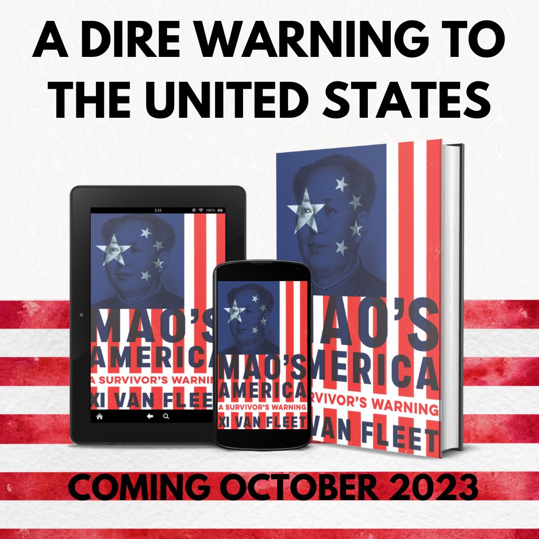 I am so pleased to announce that my book “Mao’s America: A Survivor’s Warning” will be published in October. Never did I imagine that one day I would write a book. What compelled me to take on this task is my burning desire to warn the American people that history is being…