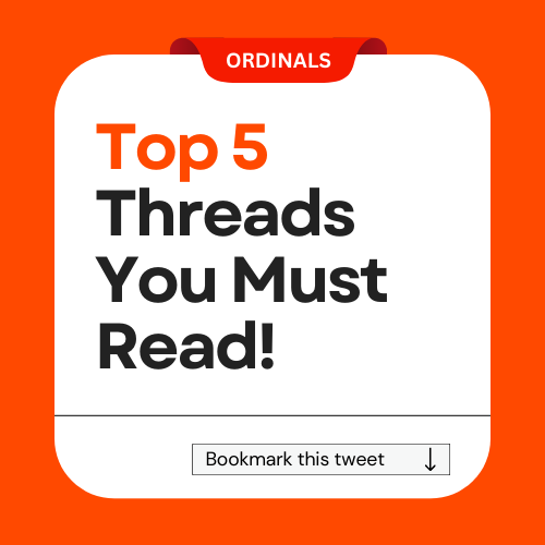 Yakuza Daddy π₯· (@yakuzadaddy) on Twitter photo Looking for the best #Ordinals threads?
Here are my Top 5 must reads!
3X <a href="/taprootalpha/">Taproot Alpha</a> codes at the endππ§΅
(1/9) Looking for the best #Ordinals threads?
Here are my Top 5 must reads!
3X <a href="/taprootalpha/">Taproot Alpha</a> codes at the endππ§΅
(1/9)