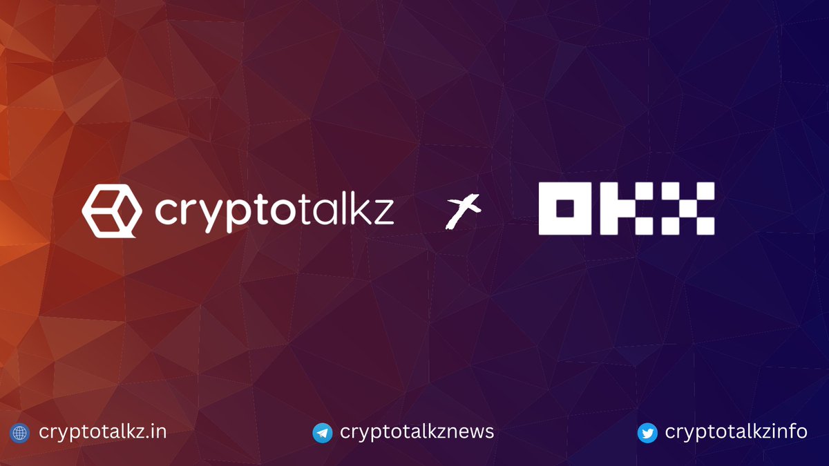 📢 We are super excited and proud to announce that Crypto Talkz is entered into a potential partnership with <a href="/okx/">OKX</a>

Btw, you're still not using OKX? Register now and get amazing joining bonus!

👉 okx.com/join/CRYPTOTAL…

Stay tuned for more events in collaboration with OKX.