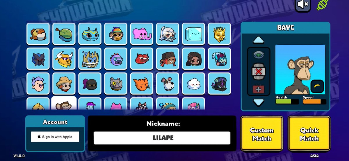 InWuiTrust's tweet photo. What am I excited about this week? My fav web3 side scroller shooter game Battle Showdown is now on Android and iOS, complete with all your favourite NFT projects as playable chars . Who wants to have a battle royale? DM me! https://t.co/3FWgNrhtFO