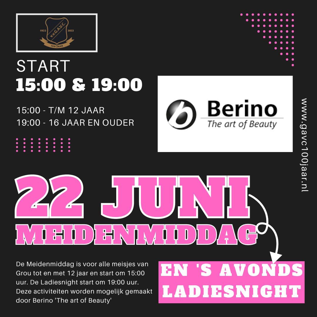 vv_GAVC's tweet image. Veel activiteiten in de #GAVC jubileumweek van 19 t/m 25 juni. Zie voor meer informatie zie gavc100jaar.nl #grou @sportingrou @De_Grouster #groustermerke @groustermerke #grou