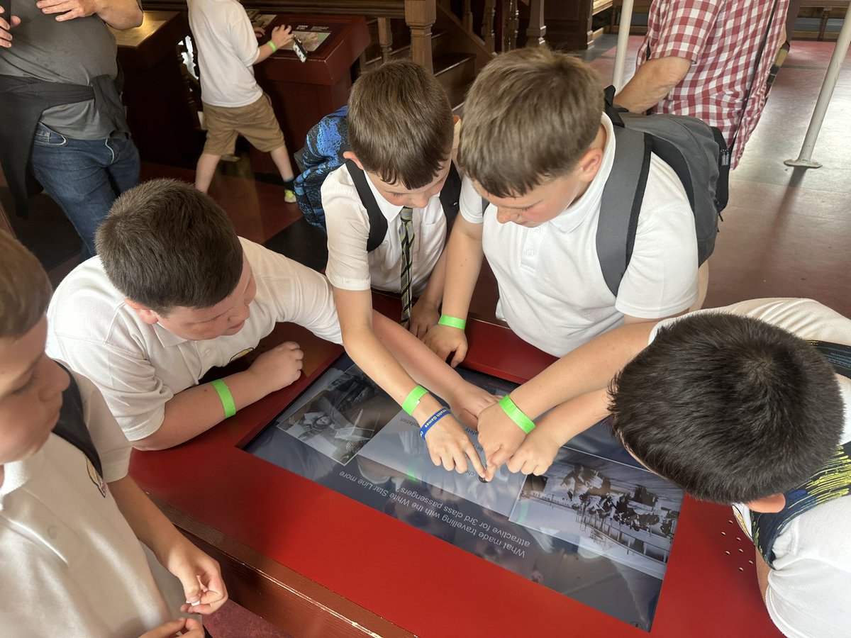 LZDevine's tweet photo. Great trip to Nomadic and Titanic Belfast yesterday with @eastfieldschool The pupils were awesome and represented the school with great behaviour and some real Titanic knowledge too! Well done everyone! 😃 #Titanic https://t.co/KtN2DK3NbG