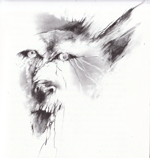 Best_Virginian's tweet photo. Since #Fallout76 has people interested in #WestVirginia Wolf Monsters most of you probably know of Wv's most famous wolf story even if you didn't know it was from wv.  The White Wolf from Scary Stories to Tell in the Dark  is based on a folktale from The Telltale Lilac Bush https://t.co/WhNqlnjYj7