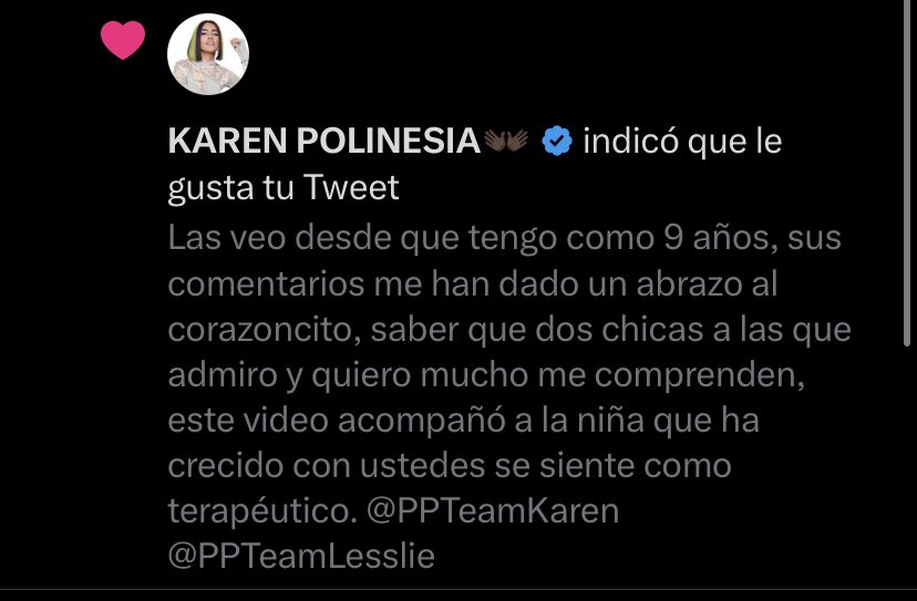 KAREN POLINESIA NOTICED ME