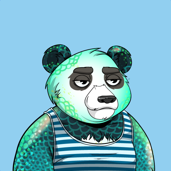 MutantPandaNFT's tweet photo. Pandas like summer. Pandas like chill. Pandas like to swim https://t.co/rgxStKZgUo