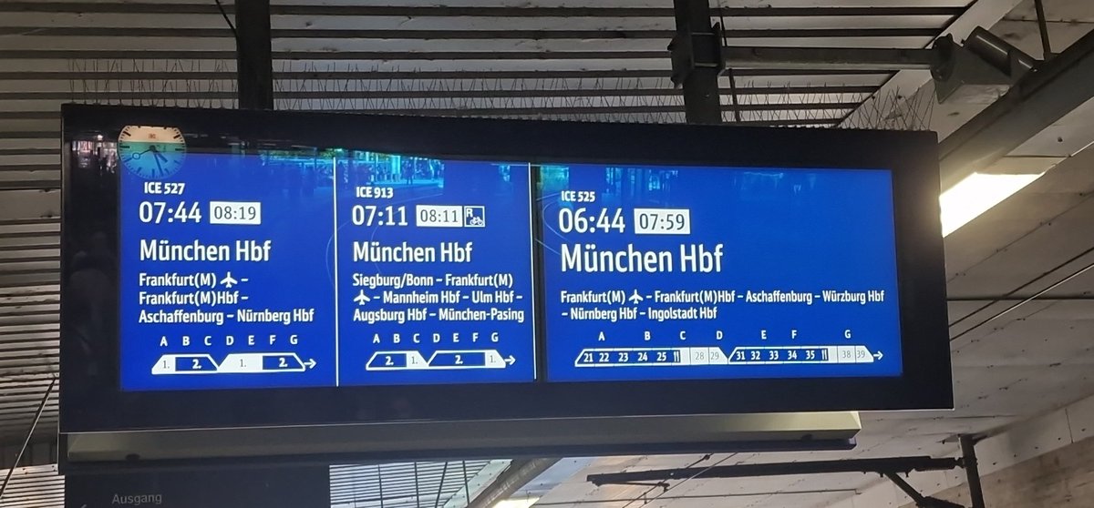 There are some difficulties today to get from Cologne to Munich. Flying? #Deutsche_Bahn
