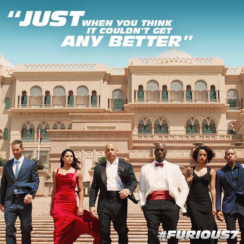 You never give up on family. @FastFurious #Furious7