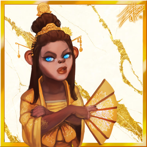 World_of_Pangea's tweet photo. #FMGC 50
Name: Dahlia
Age: 14
Likes: Her sisters Delphina and Lilith, videogames, drawing, being creative, food, the yellow Dahlia flower
Dislikes: Social events, people, doing things that take effort
#FMGenesisCustom 1/1 by #FMStudioArtist Zach Bradley https://t.co/N89Jsw4y3x