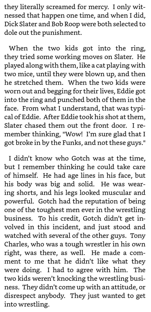 Stan Hansen discussed Eddie Graham's masochistic attitude towards guys trying to break into the pro wrestling business in his autobiography 'The Last Outlaw.'

#DarkSideOfTheRing
