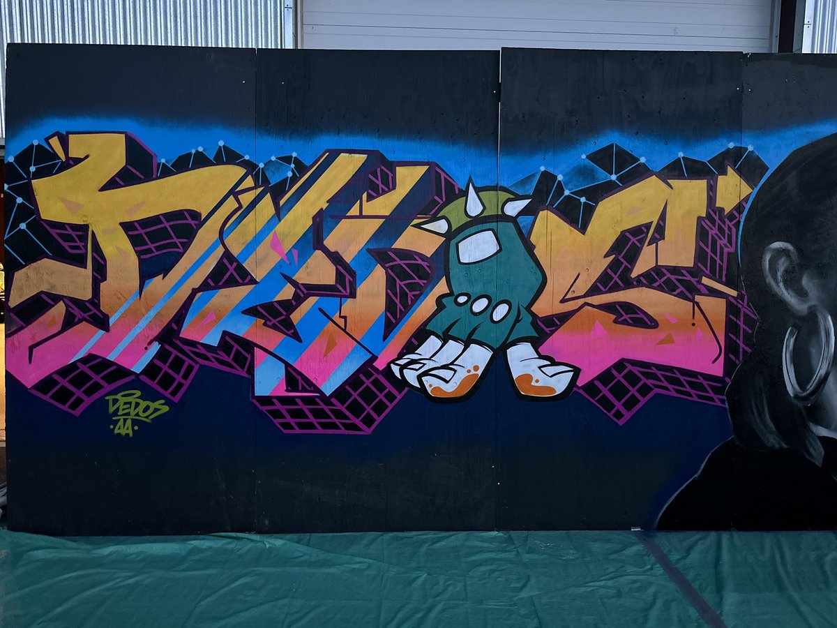 freshestkicksOG's tweet photo. Had a great day painting with @DedosTheNomad.

#Dedos #Sonz1 #SNC #BusyRawk 
#looppaint #Medalta https://t.co/xEwZQRR6AF