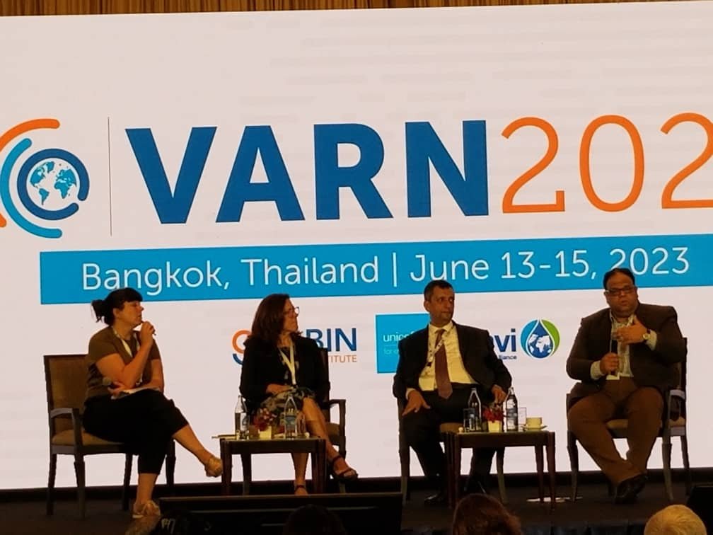 'We must recognise that lived experience is a core of our expertise in #GlobalHealth.'- @AnantBhan stresses the importance of working collaboratively with communities to increase vaccine demand. #VARN2023