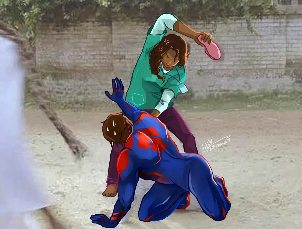 Vyawee77's tweet image. Rio when she knew what Miguel had done to her son:

#AcrossTheSpiderVerse 
#SpiderVerse 
#MiguelOHara