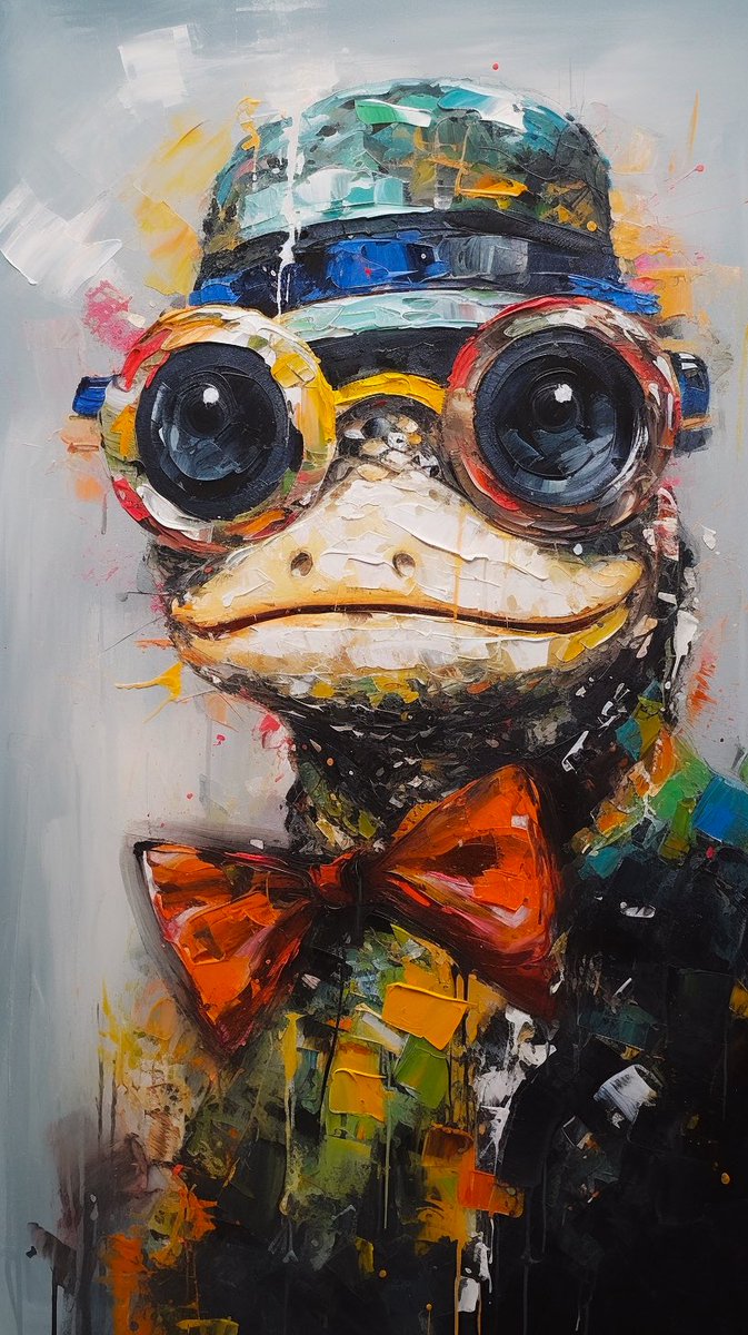 HaraldGoebl's tweet photo. Gm World
#art #artwork #painting https://t.co/V07sUxc0iE
