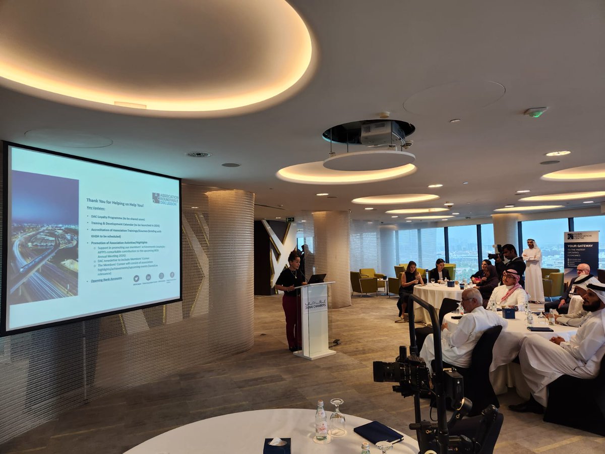 The second DAC Roundtable discussion is now underway! Layla Derraz, Director, Dubai Association Centre kickstarts proceedings with providing key updates on DAC initiatives.
#DACRoundTable #DubaiEvents #Dubai #Associations